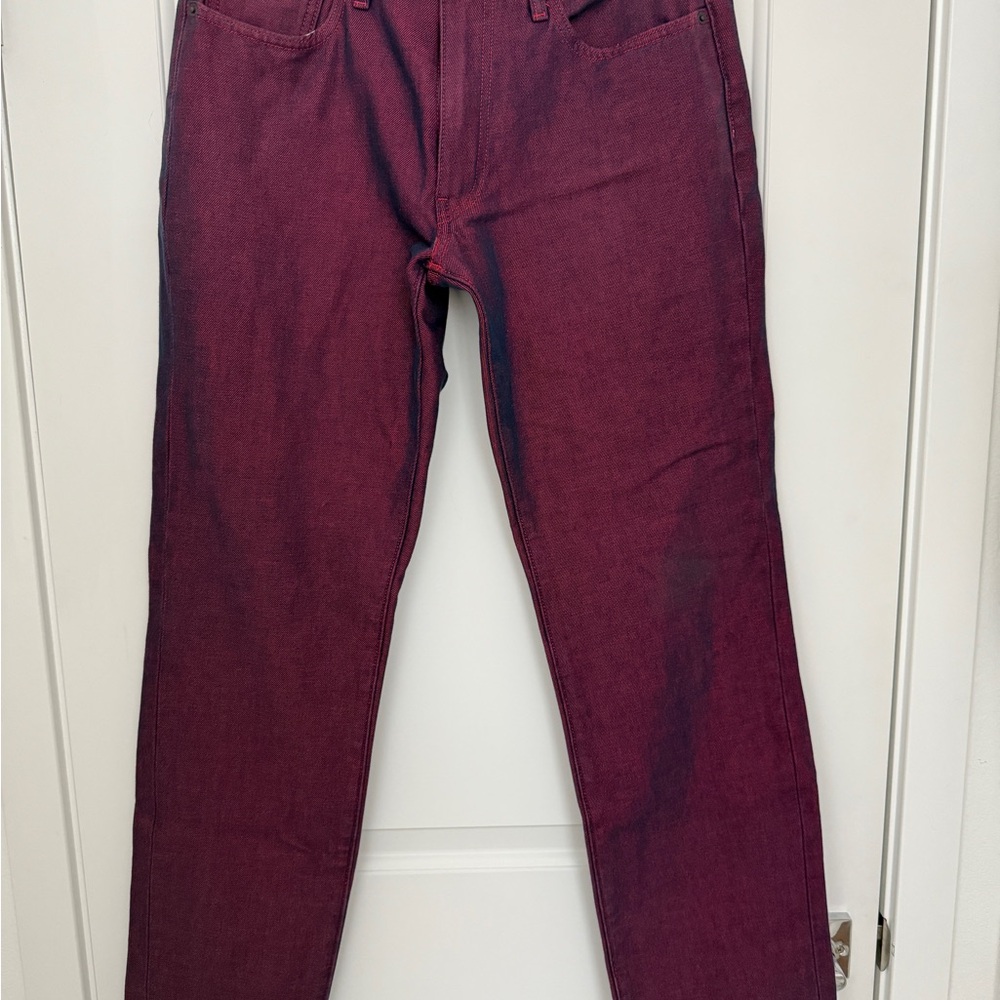 Levi's Men's Deep Red Denim Pants